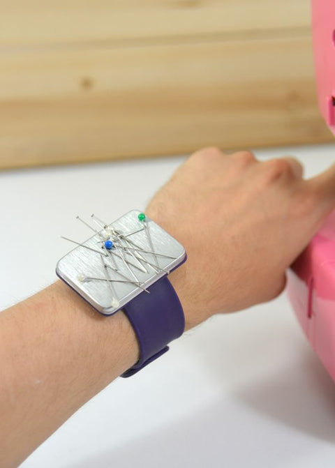 Dark Purple Magnetic Pin Bracelet