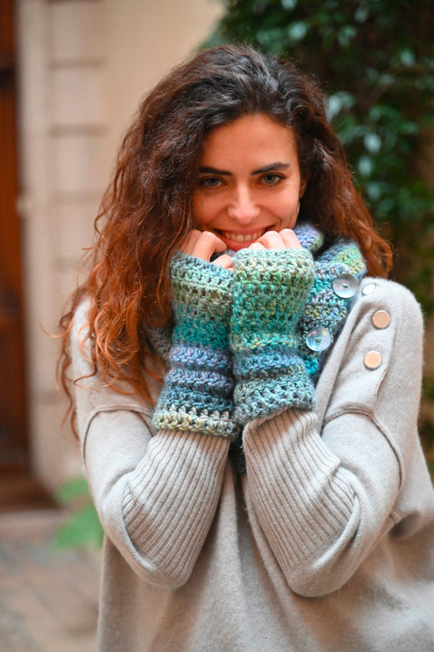 Mitaines au crochet (kit complet)