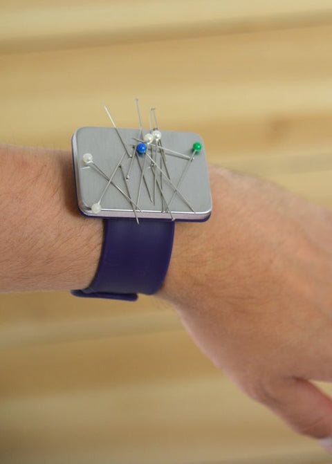 Dark Purple Magnetic Pin Bracelet