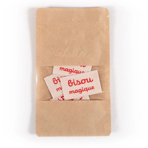 Woven labels "Magic Kiss" x 5