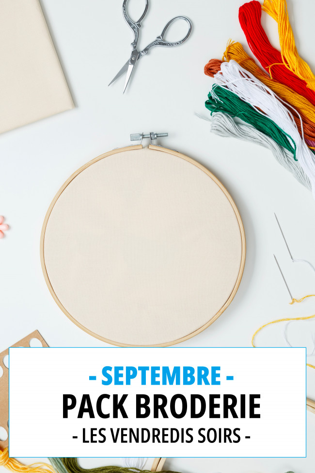 Pack Broderie Septembre 2024