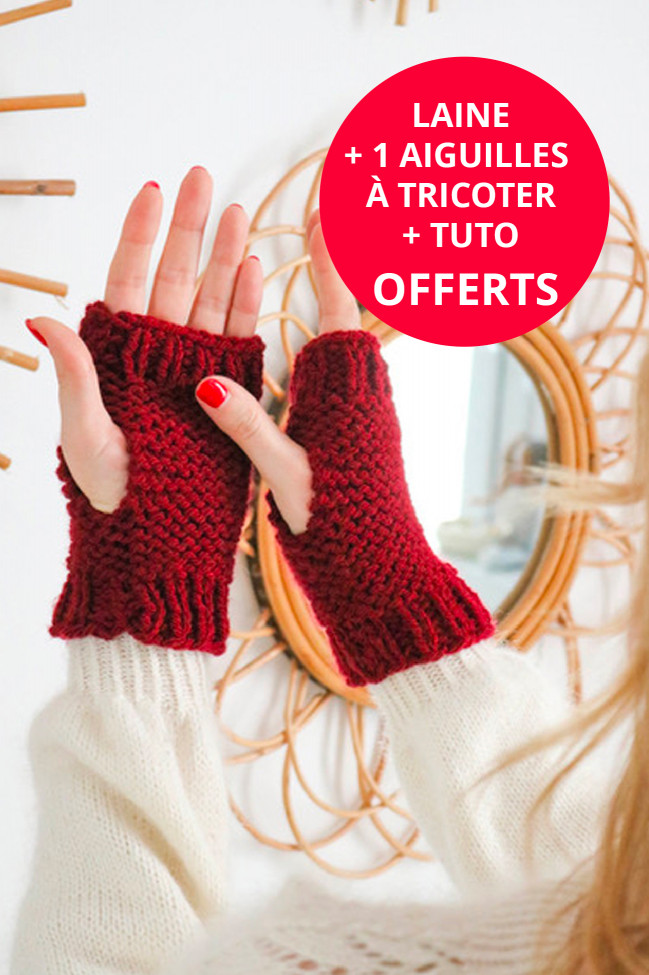 Mes mitaines au tricot