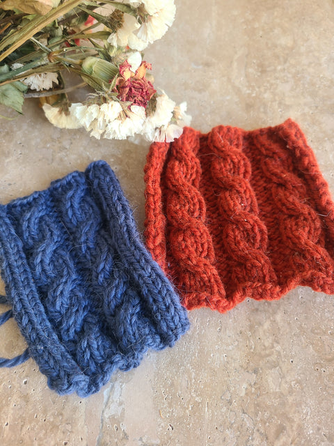 Tricot Jacquard et torsade