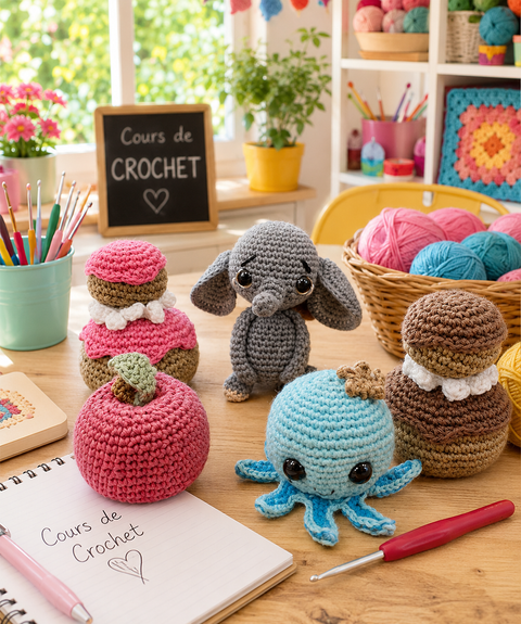 Amigurumi au crochet Niv 2