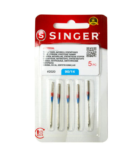 Blister 5 aiguilles universelles n°90/14