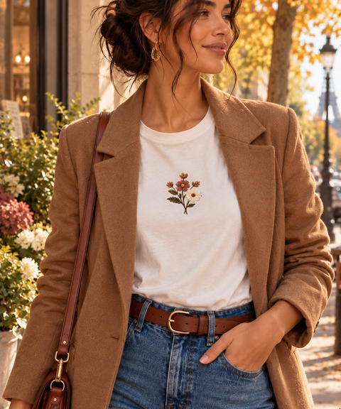 T-shirt brodé