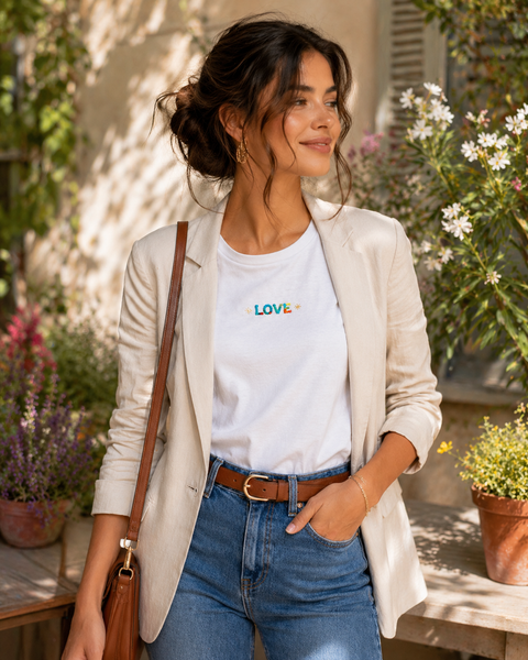 T-shirt brodé