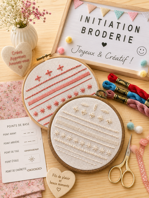 Initiation à la broderie Enfant-Adulte