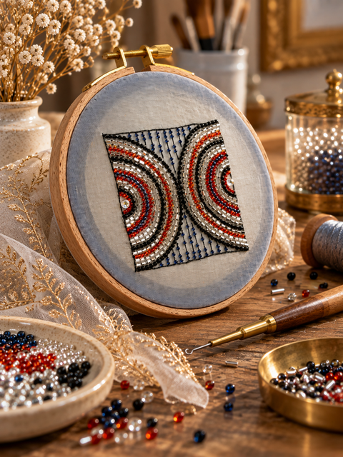 Introduction to Lunéville embroidery
