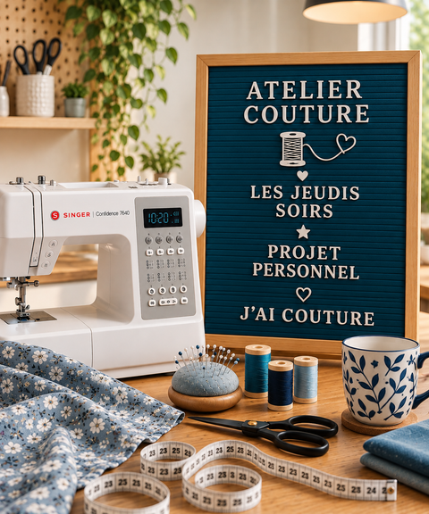 Stage J'peux pas J'ai couture Janvier/Mars 2027