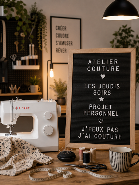 Jeudi soir "J'peux pas j'ai couture" Sep / Déc 2026