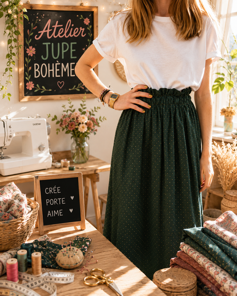 Kids bohemian skirt