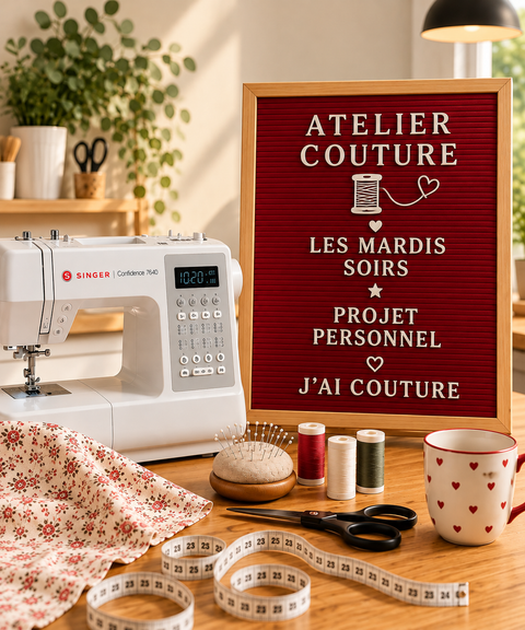 Stage J'peux pas J'ai couture Janvier/Mars 2027