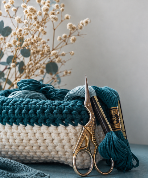 Panière au crochet