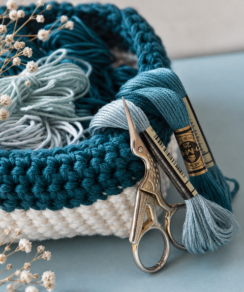Panière au crochet