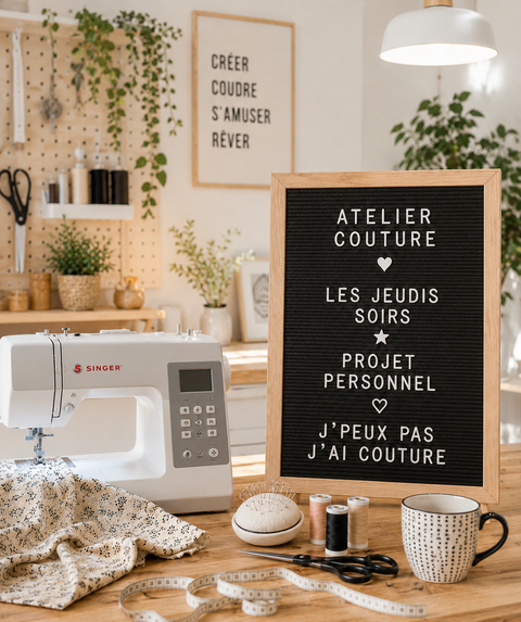 Jeudi soir "J'peux pas j'ai couture" Sep / Déc 2026