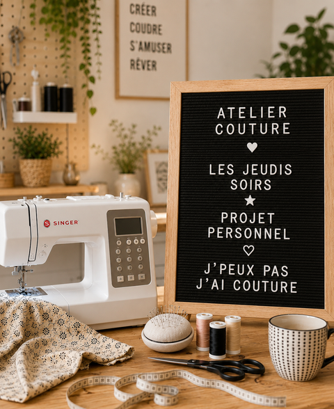 Jeudi soir "J'peux pas j'ai couture" Sep / Déc 2026