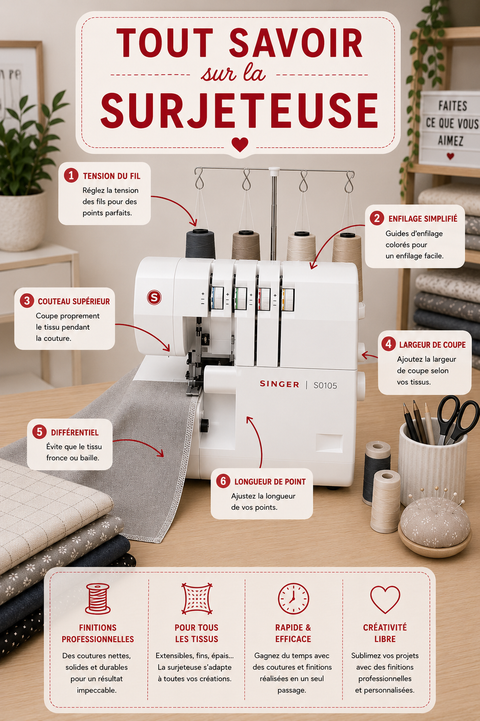 Tout savoir sur la surjeteuse
